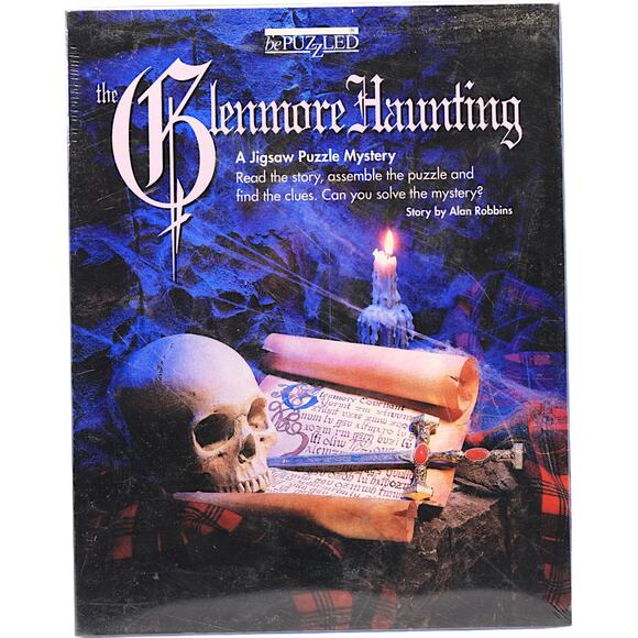 1993 Glenmore Haunting Jigsaw Puzzle Mystery Alan Robbins BePUZZLED 1000pc - Picture 1 of 10